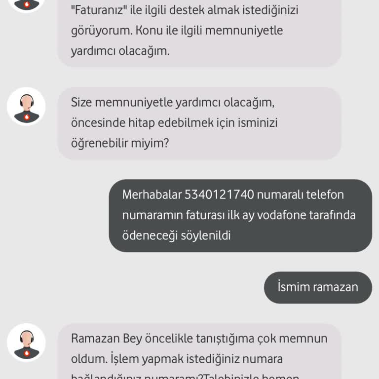 Vodafone Red Tarifesinde Yanlış Bilgilendirme Ve Fatura Mağduriyeti