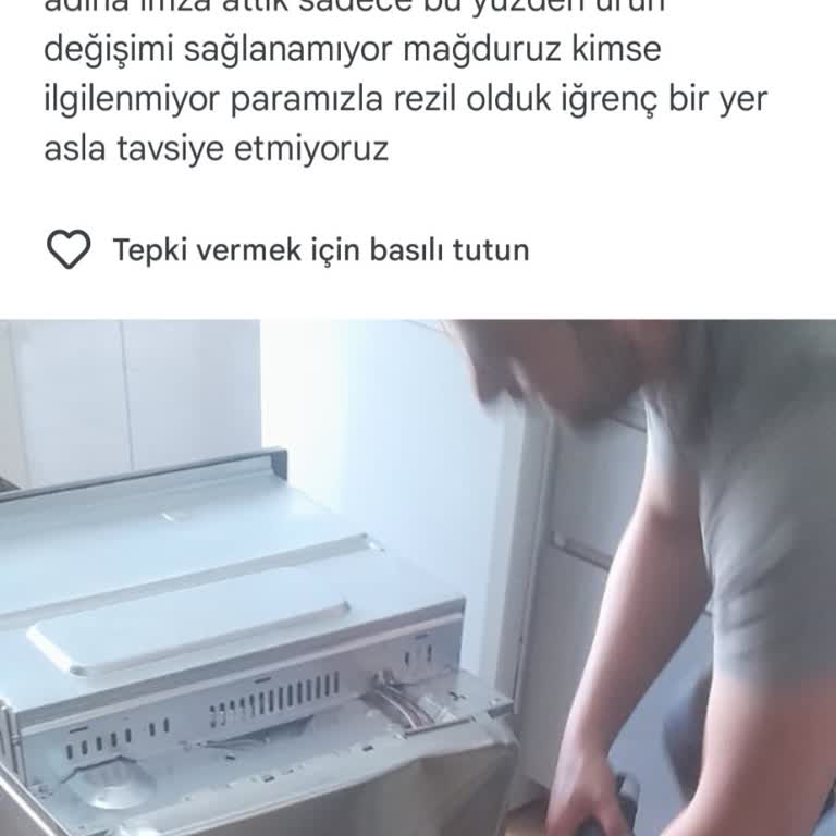 Teslimatta Hasar Gören Fırının Değişimi İçin Mağduriyet Yaşıyorum