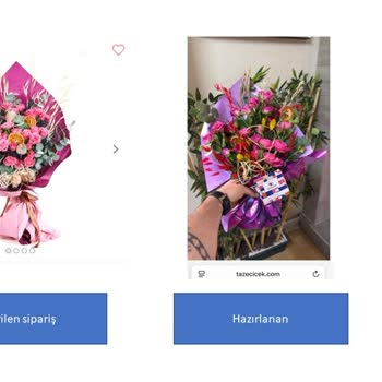 Görselden Farklı Çiçek Ve İlgisiz Müşteri Hizmetleri Mağduriyeti