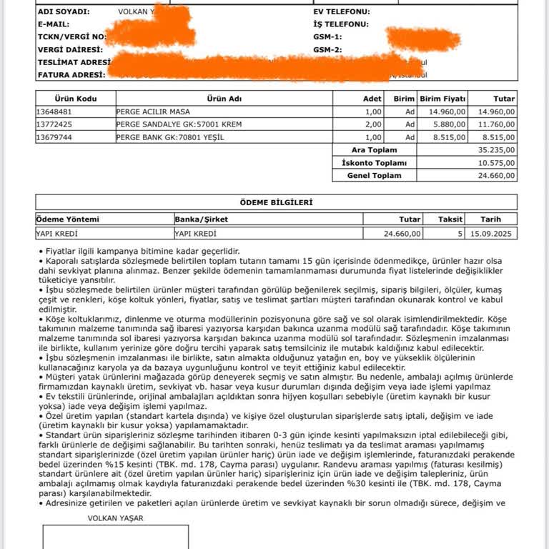 Siparişin Teslim Edilmemesi Ve Çelişkili Bilgilendirme Nedeniyle Mağduriyet