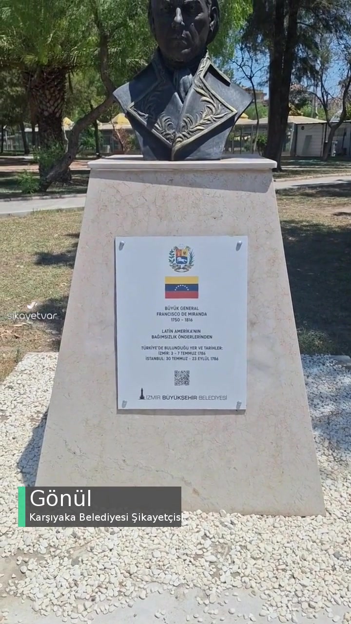 Karşıyaka Belediyesi Bostanlı'daki Amerikalı Büstü videonun kapak resmi