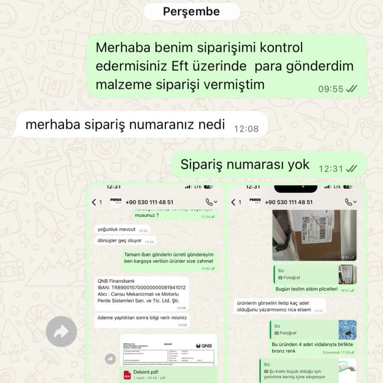 Sipariş Teslim Edilmedi, Müşteri Hizmetlerine Ulaşmak İmkansız