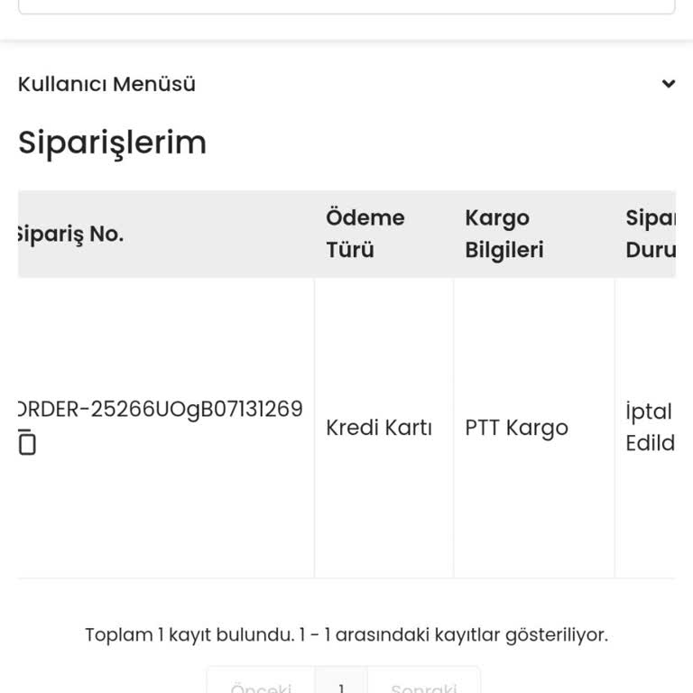 Sipariş Teslim Edilmedi, İade Ve Bilgilendirme Yapılmadı