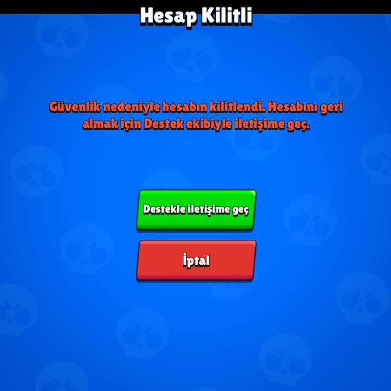 Brawl Stars Hesabım Güvenlik Nedeniyle Kilitlendi, Erişim Sağlayamıyorum