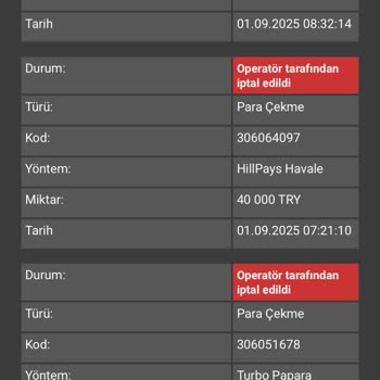 Maxwin Casino'da 40.000 TL'lik Çekim Talebim Geciktirildi Ve Bakiyem Sıfırlandı