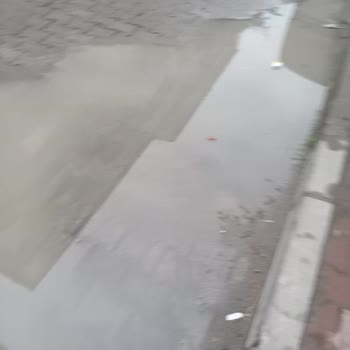 Haznedar Mahallesi'nde 2 Yıldır Süren Yol Ve Su Birikintisi Sorunu