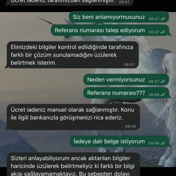 Zara İade Ücretim 14 Gündür Yatırılmadı Müşteri Hizmetleri Yardımcı Olmuyor