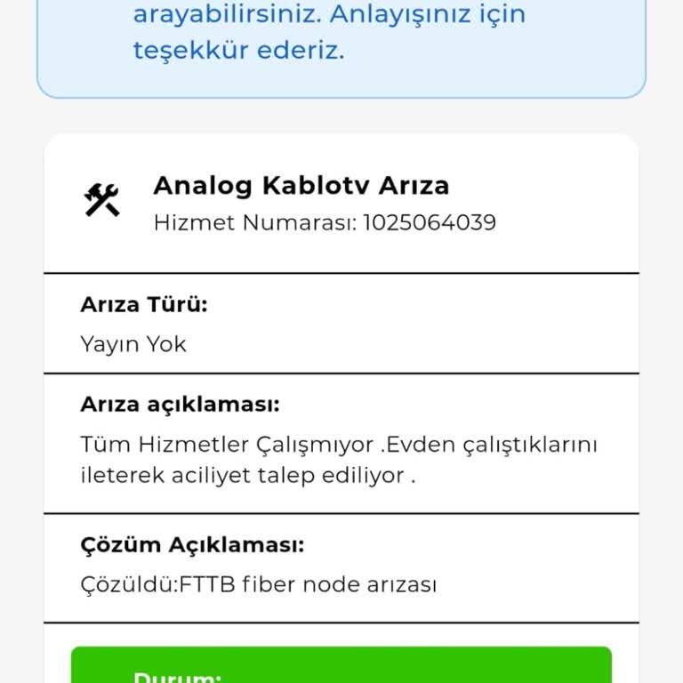 Uzun Süreli İnternet Ve TV Kesintisi İşimi Ve Hayatımı Aksatıyor