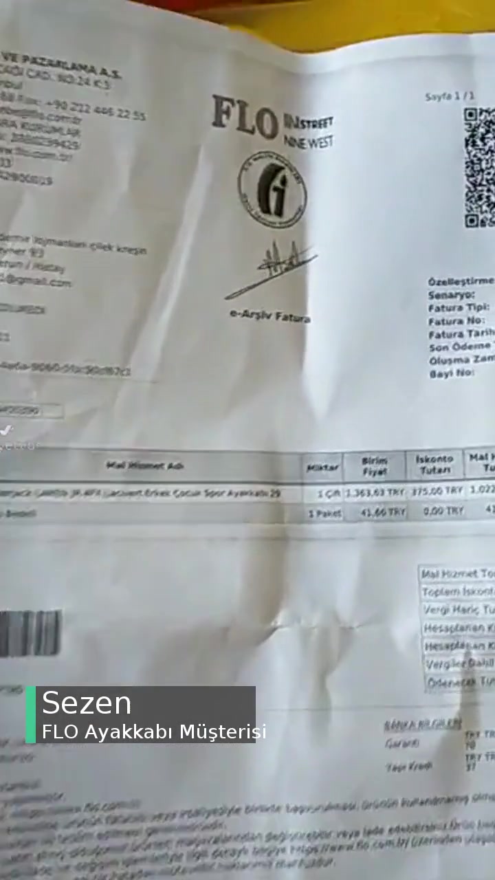 FLO Ayakkabı Değişimi Kabul Edilmedi videonun kapak resmi