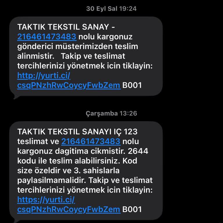 Küçük Gelen Ürün İçin İade/Değişim Talebine Yanıt Alınamıyor