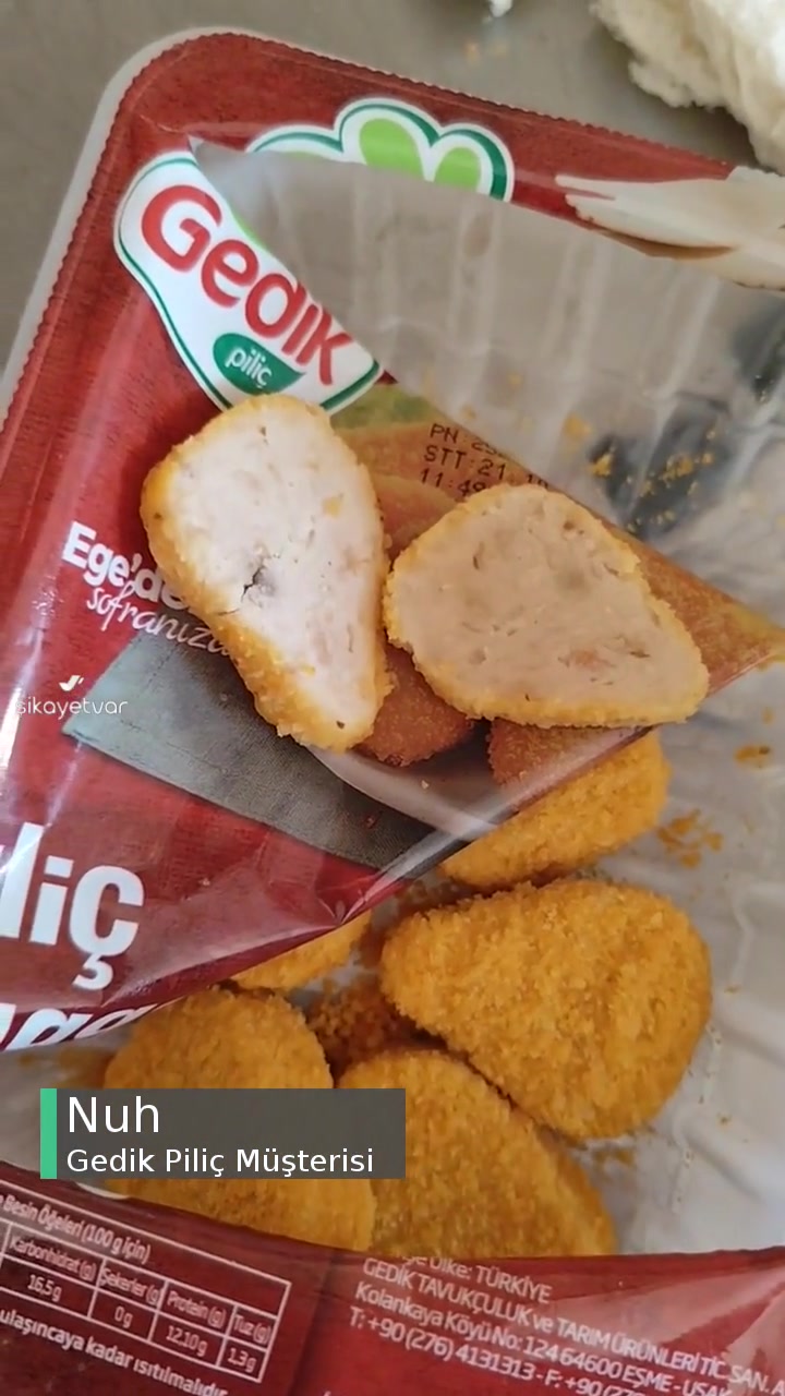 Gedik Nugget Piliç Küflü! videonun kapak resmi