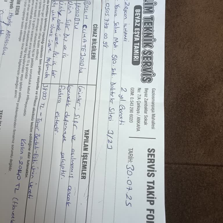 Klimam Teslim Edilmedi Ücretim İade Edilmiyor Mağdurum