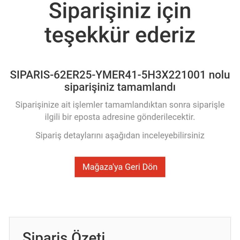 Siparişim Hakkında Bilgi Ve Teslimat Sorunu Yaşıyorum