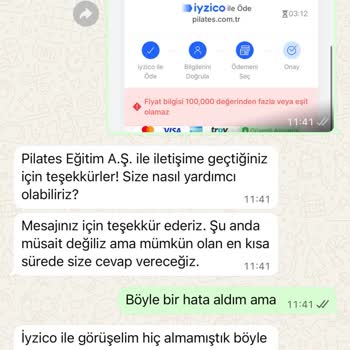 35 Gündür Teslim Edilmeyen Pilates Ekipmanları Ve İade Talebim