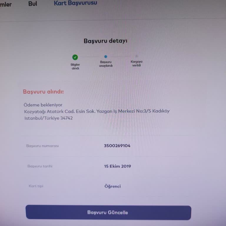 Sistemsel Hata Nedeniyle Anne Kart Başvurusu Yapamıyorum