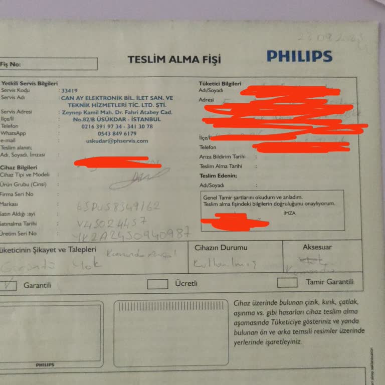 Sıfır Philips TV 5 Ayda Bozuldu, 20 Gündür Servisten Çözüm Yok