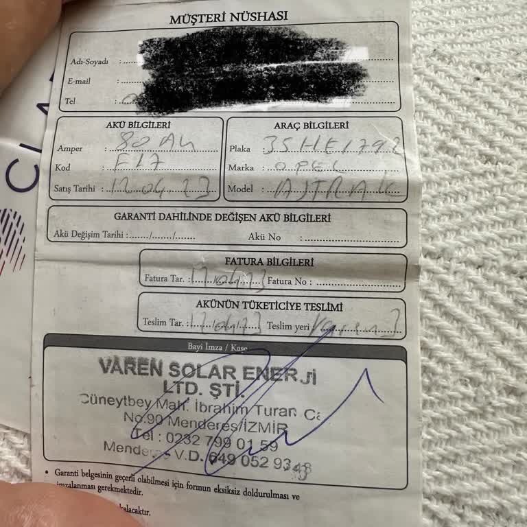 Varta Akü Garanti Süresi Dolmadan Arızalanan Akü Değiştirilmedi