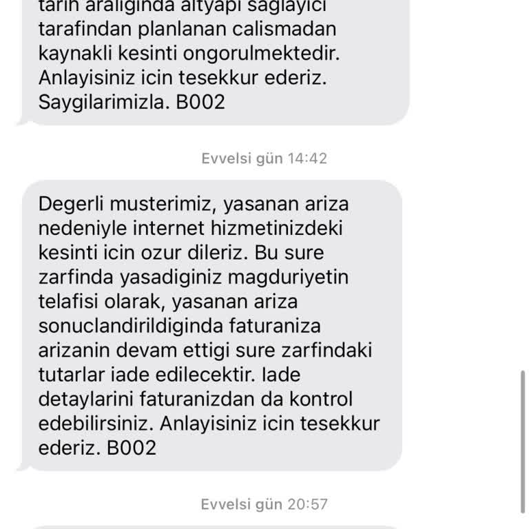 Elektrik Kesintisi Sonrası Süreklilik Kazanan İnternet Sorunu Ve Müşteri Hizmetlerine Ulaşılamıyor
