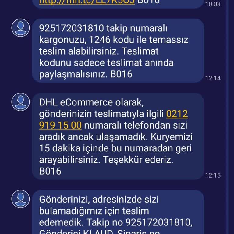 Kargolarım Teslim Edilmedi, Şube Ve Müşteri Hizmetleri İlgisiz
