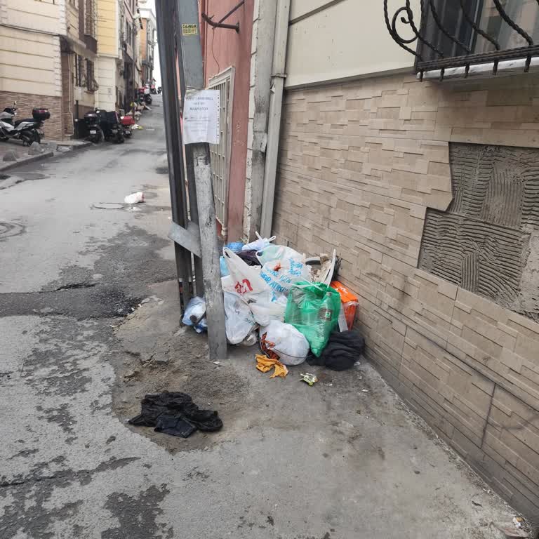 Çöp Kutusu Eksikliği Nedeniyle Mahallede Kötü Koku Ve Görüntü Kirliliği Yaşanıyor