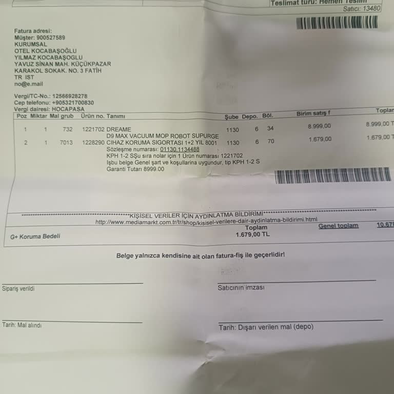 Dreame D9Max Robot Süpürge Sürekli Arızalı Ve Servis Desteği Yetersiz