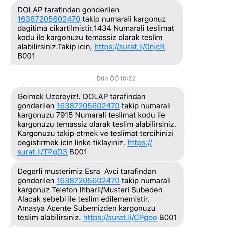 Adresime Teslim Edilmeyen Kargom Nedeniyle Mağduriyet Yaşıyorum