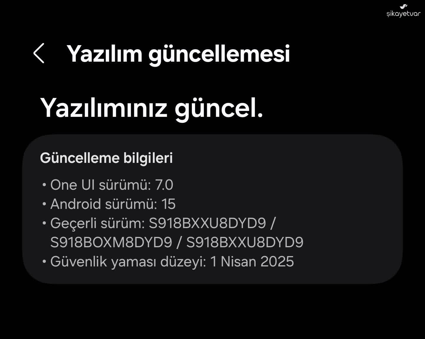 Samsung Telefon Samsung Galaxy S23 Ultra İçin One UI 8