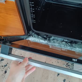 Franke Fırın Camı Temizlik Sonrası Aniden Patladı