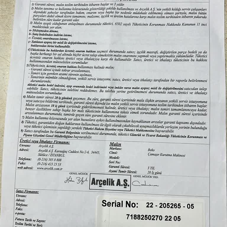 Beko Km 90 Cihaz Sürekli Arıza Yapıyor Ve Onarımla Düzelmiyor