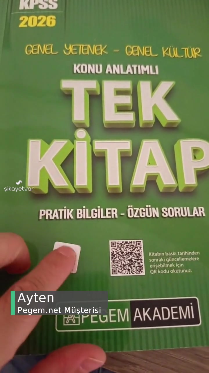 Pegem.net Kitapta Aktivasyon Kodu Yok videonun kapak resmi