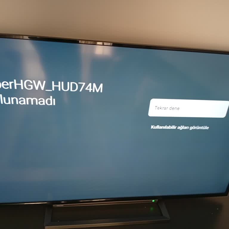 Toshiba TV’de Wi-Fi Bağlantı Sorunu Kalıcı Olarak Çözülmüyor
