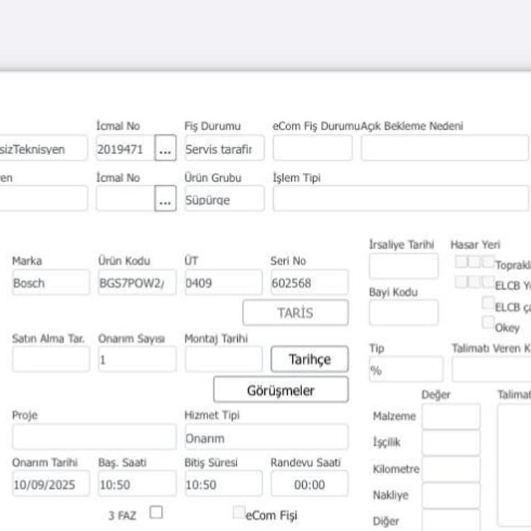 Garanti Kapsamında Süpürgeye Ücret Talebi Ve Bilgi Eksikliği
