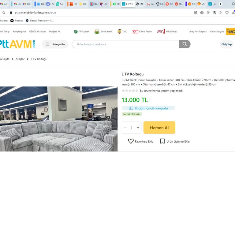 Dosthome.tr Ödeme Yapıldıktan Sonra TV Koltuğu Teslim Edilmedi, Mağduriyet Yaşadım