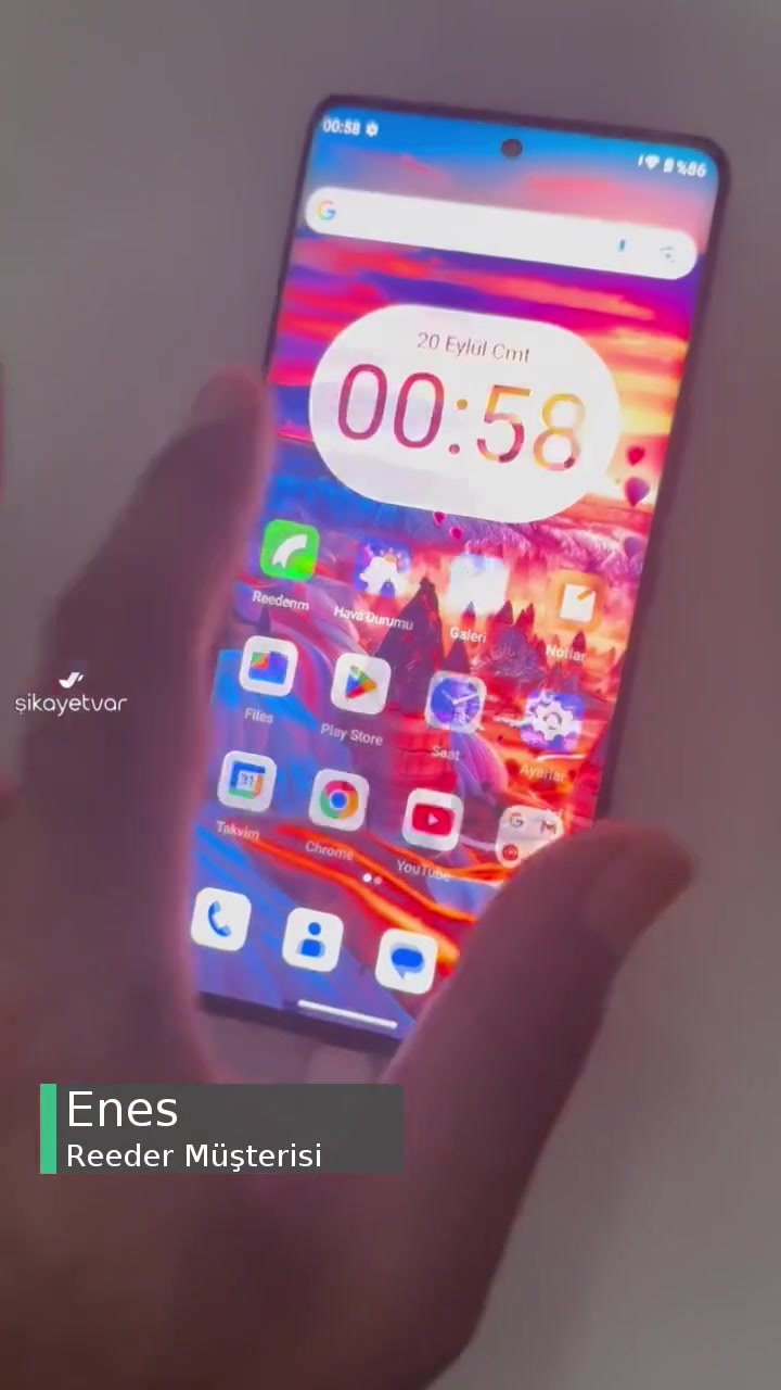 Reeder S19 Max Pro Edge Pil Sorunu videonun kapak resmi