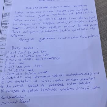 Pert Kararı Verilmeden Aracım Onarıma Yönlendirildi, Mağduriyetim Giderilmiyor