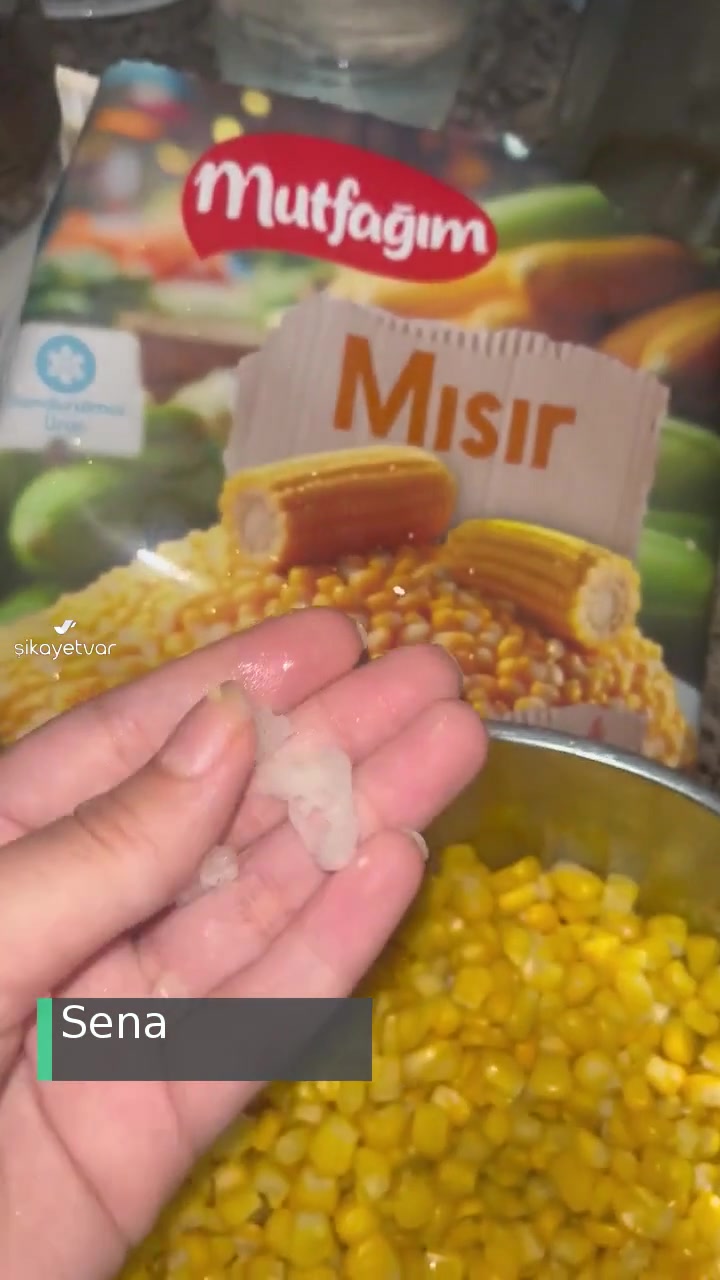Mutfağım Dondurulmuş Ürünler Mısırdan Yabancı Madde Çıktı! videonun kapak resmi