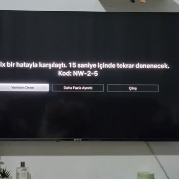 Onvo TV'de Netflix'e Sürekli Bağlanamama Sorunu Çözülmüyor