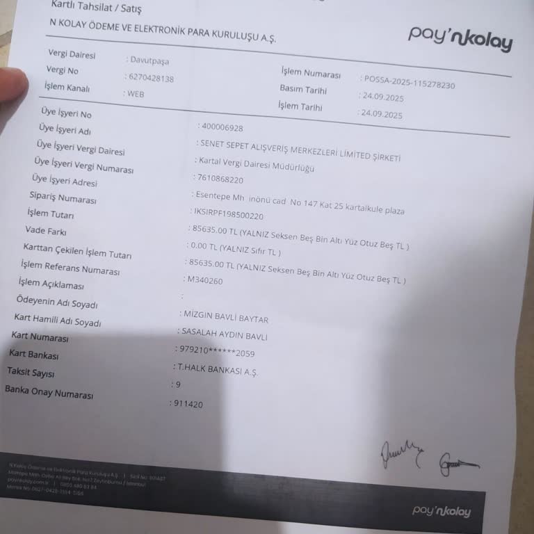 Ürün Teslim Edilmedi, Para İadesi Aylardır Yapılmıyor