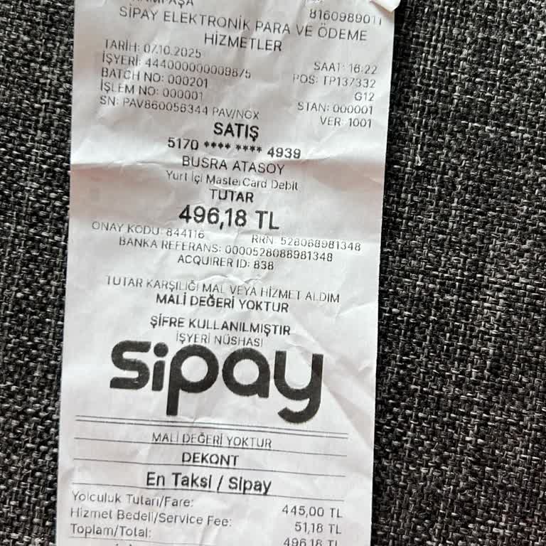 Kısa Mesafe İçin Yüksek Ücret Ve İlgisiz Müşteri Hizmeti