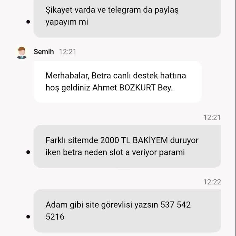 Betra Hesabımdaki 2000 TL Bilgim Dışında Slot Oyununa Aktarıldı