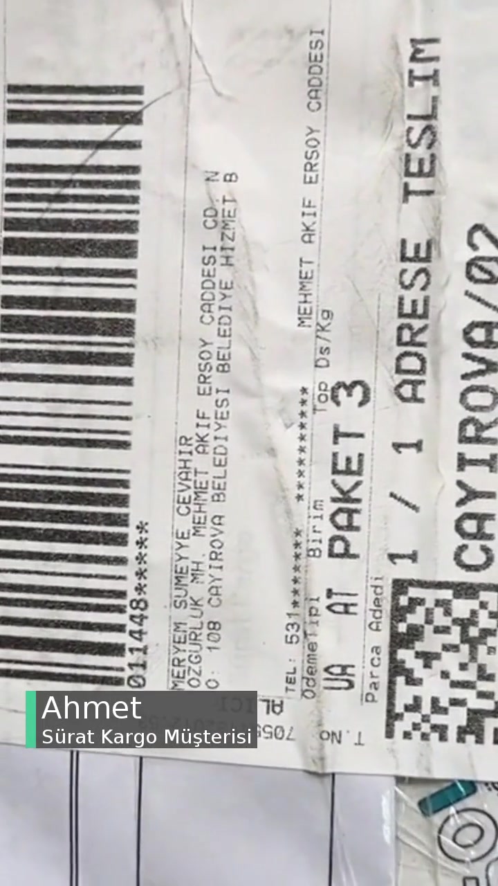 Sürat Kargo Yüksek Ücret Alınması! videonun kapak resmi