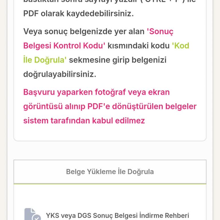 Yetenek Sınavı İle Yerleşen Öğrenciler İçin Tev Burs Başvurusunda Belge Sorunu Ve Mağduriyet