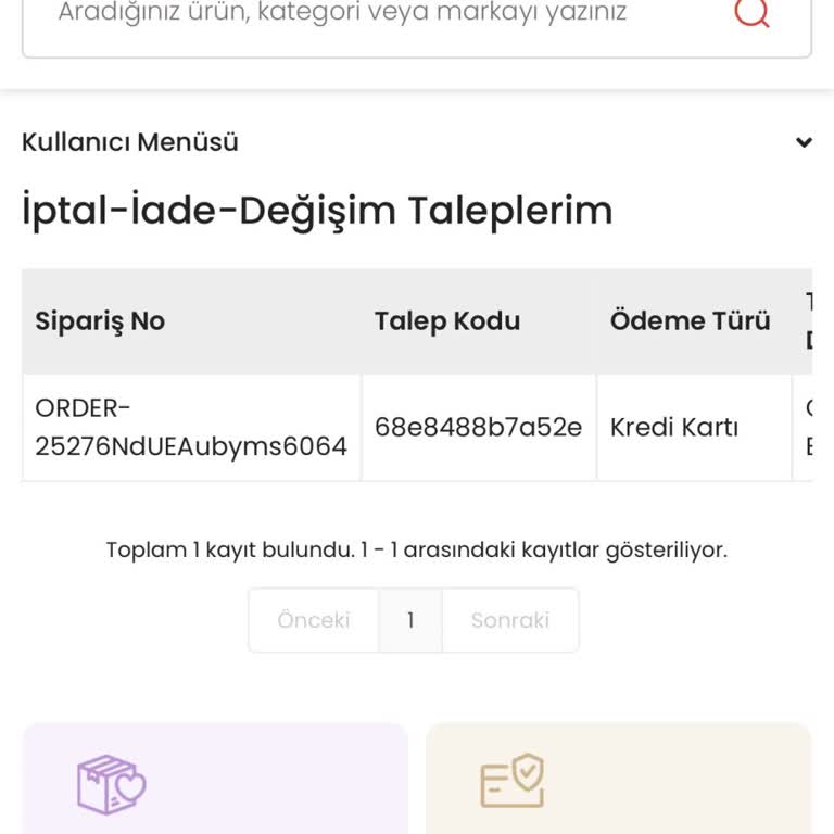 Sipariş Gecikmesi Ve İade Sürecinde Yaşanan Zorluklar
