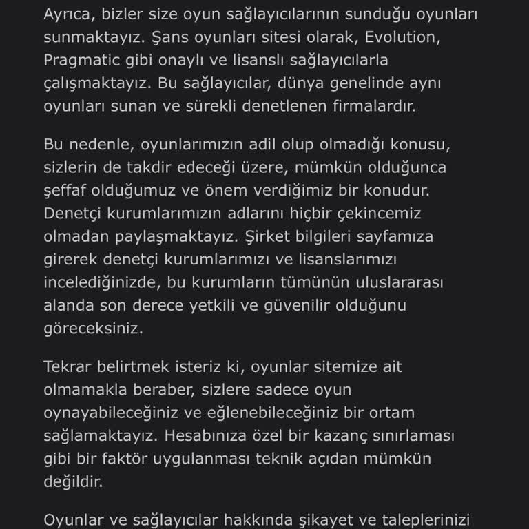 Sürekli Kayıp Ve Adil Olmayan Oyun Deneyimi