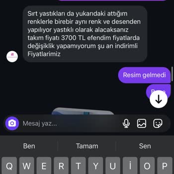 Aldığım Koltuk Örtüsü Uymadı, Satıcı İlgilenmedi