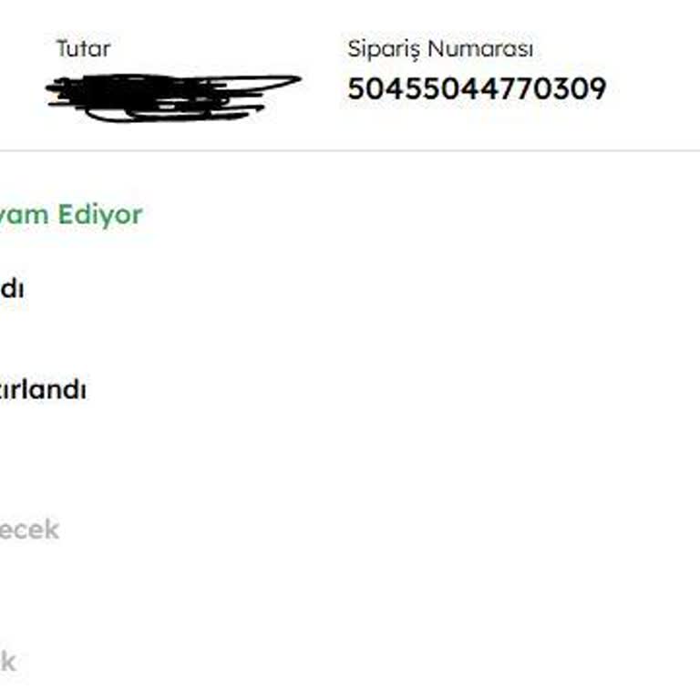Siparişin Kargoya Verilmemesi Ve Müşteri Hizmetlerinden Çözüm Alınamaması