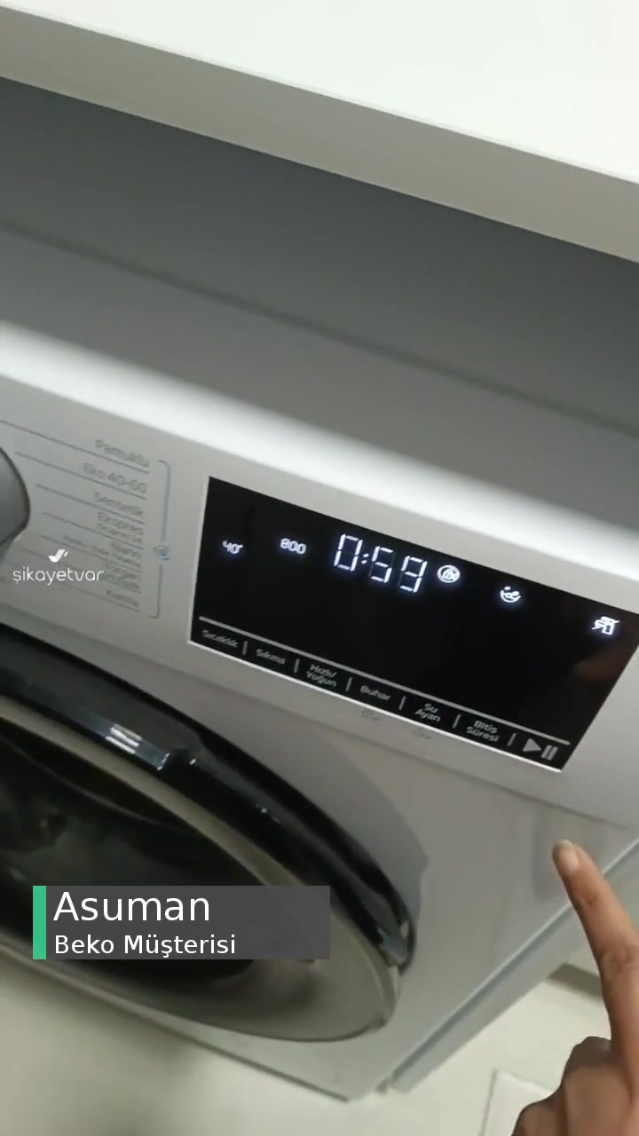 Beko Çamaşır Makinesi Sorunu! videonun kapak resmi