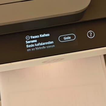 Garanti Süresinde Çözülemeyen Baskı Kafası Hatası İçin Ücretsiz Onarım Talebi
