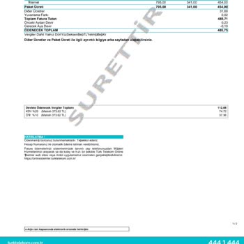 Hatalı Fatura Ve Çifte Paket Mağduriyeti