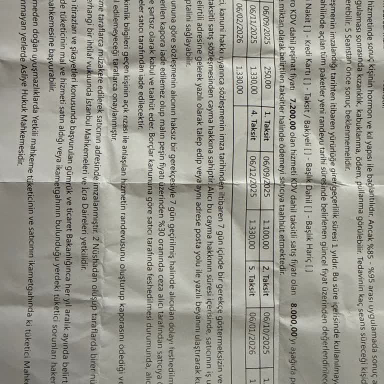 Kapora İadesi Ve İptal Hakkı İhlali Nedeniyle Tehdit Edildim